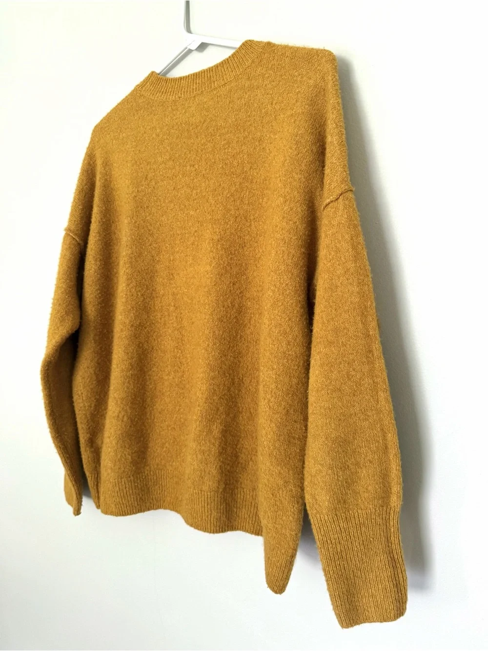 Vince Camuto Sweater Slouchy Drop-Shoulder Cozy Oversized Crewneck Size S Small